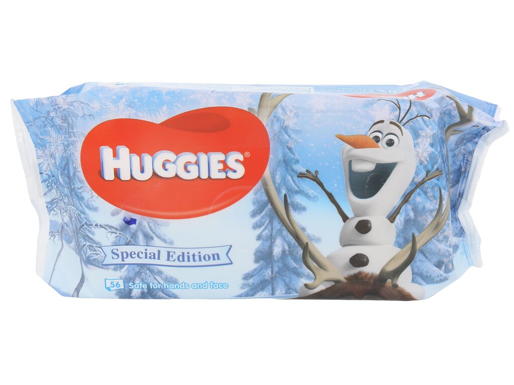Huggies Baby Wipes Frozen Olaf drėgnos servetėlės