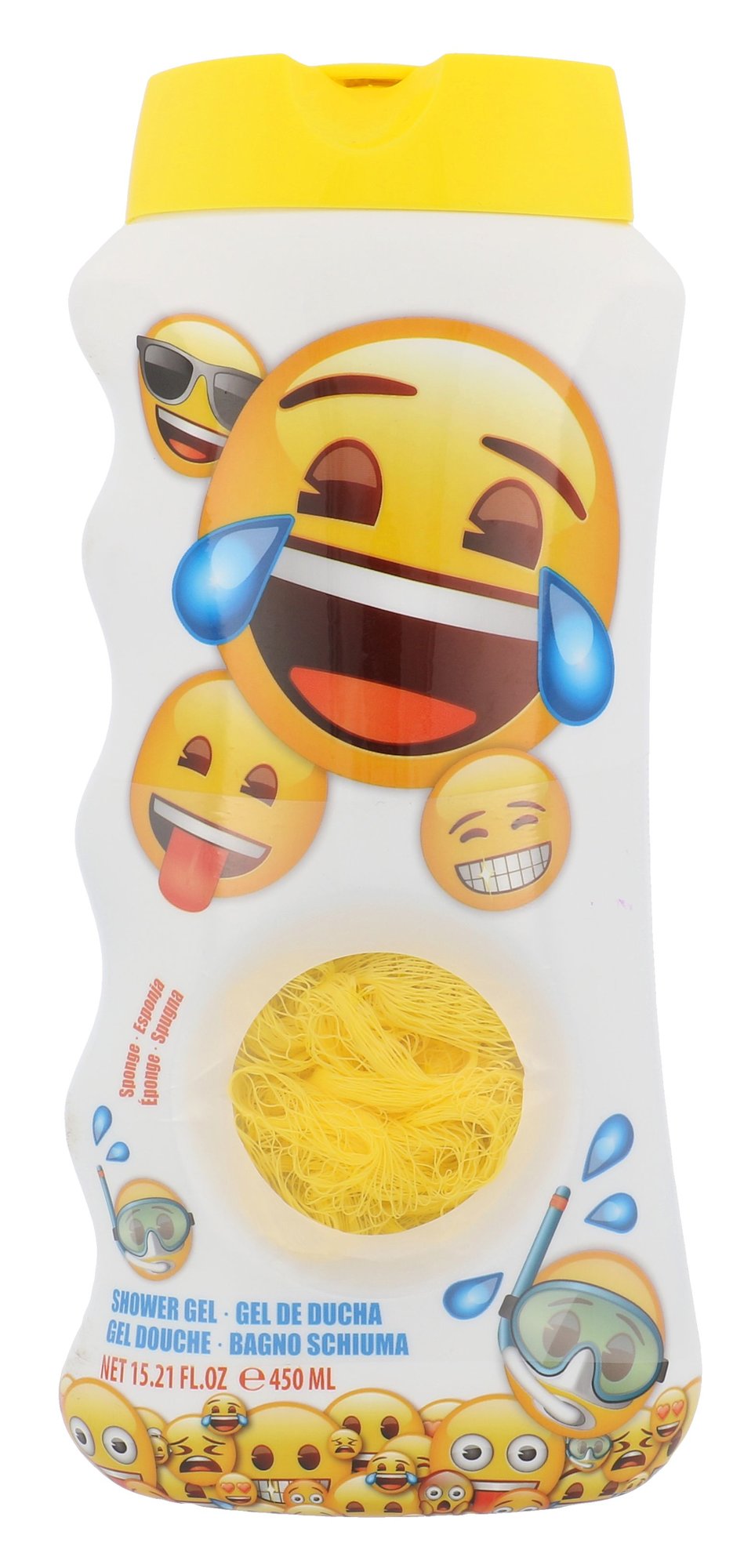 Emoji Emoji 450ml Shower gel 450 ml + Sponge dušo želė Rinkinys