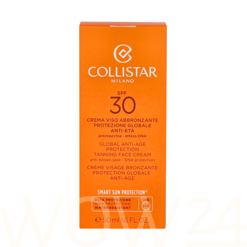 Collistar Special Perfect Tan Global Anti-Age Protection Tanning Face Cream Veido apsauga nuo saulės Moterims