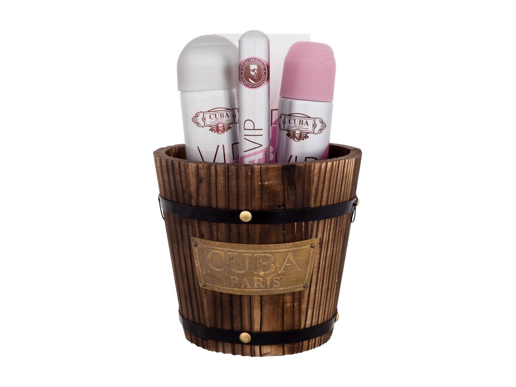 Cuba VIP Eau De Parfum 100 ml Edp 100 ml + Edp 35 ml + Body Spray 200 ml + Body Lotion 200 ml Damaged box Set