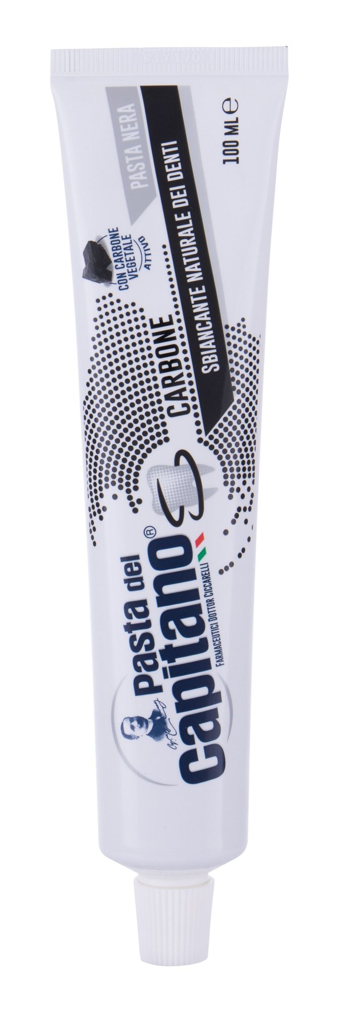 Pasta Del Capitano Charcoal 100ml dantų pasta (Pažeista pakuotė)