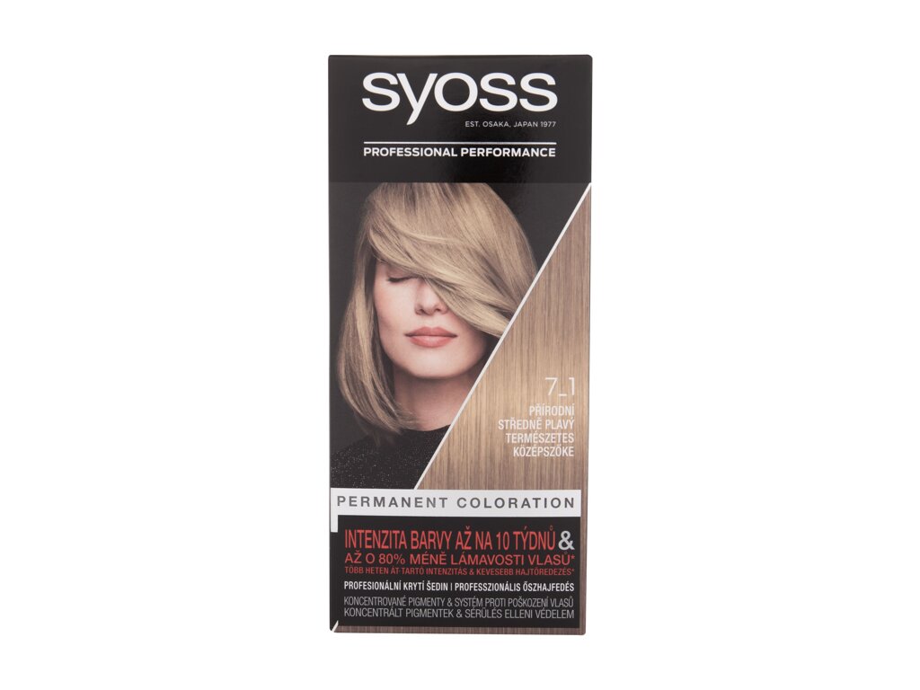 Syoss Permanent Coloration moteriška plaukų priemonė
