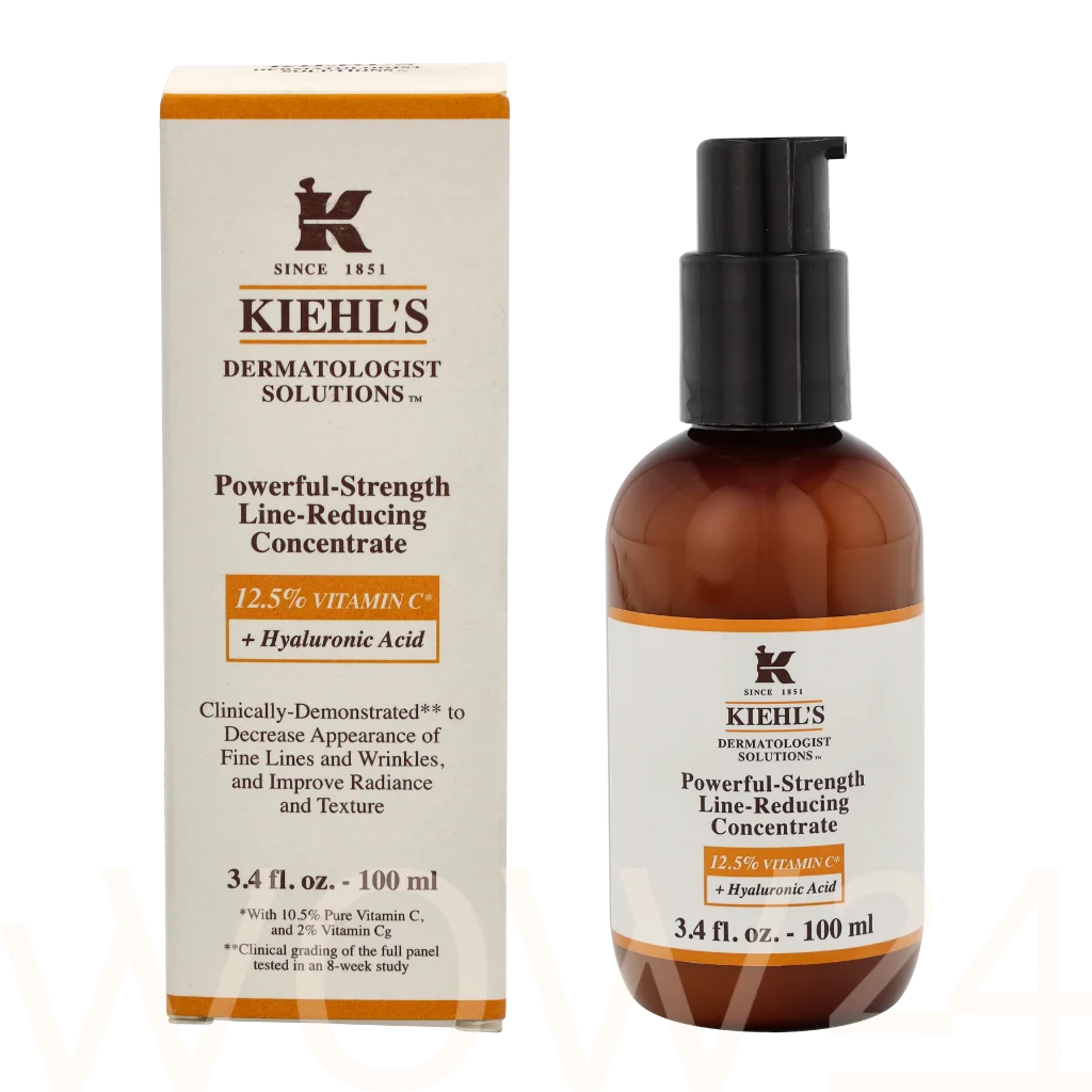 Kiehl's Kiehl's Powerful Strength Line Reducing Concentrate 100 ml natūrali veido odos priežiūros priemonė