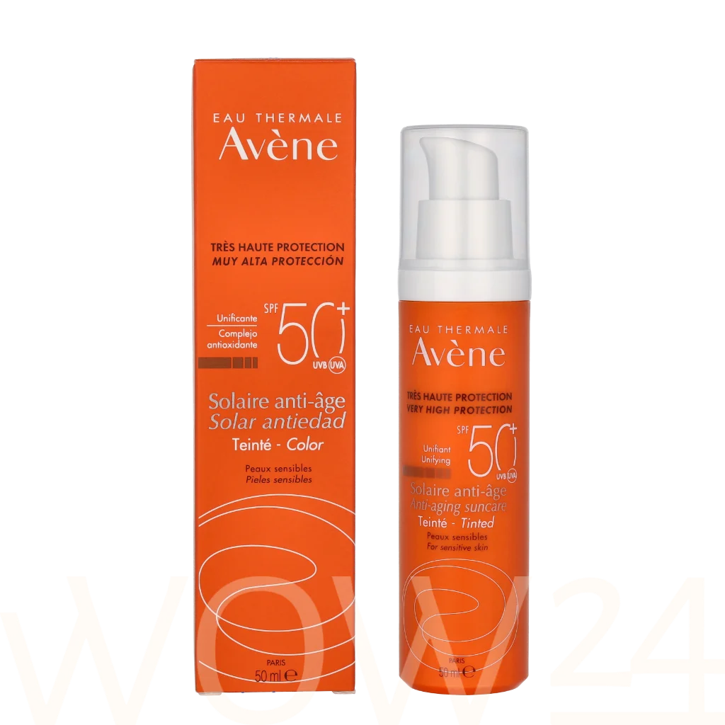 Avene Avene Very High Protection Anti-Ageing Suncare SPF50+ 50 ml natūrali veido odos priežiūros priemonė