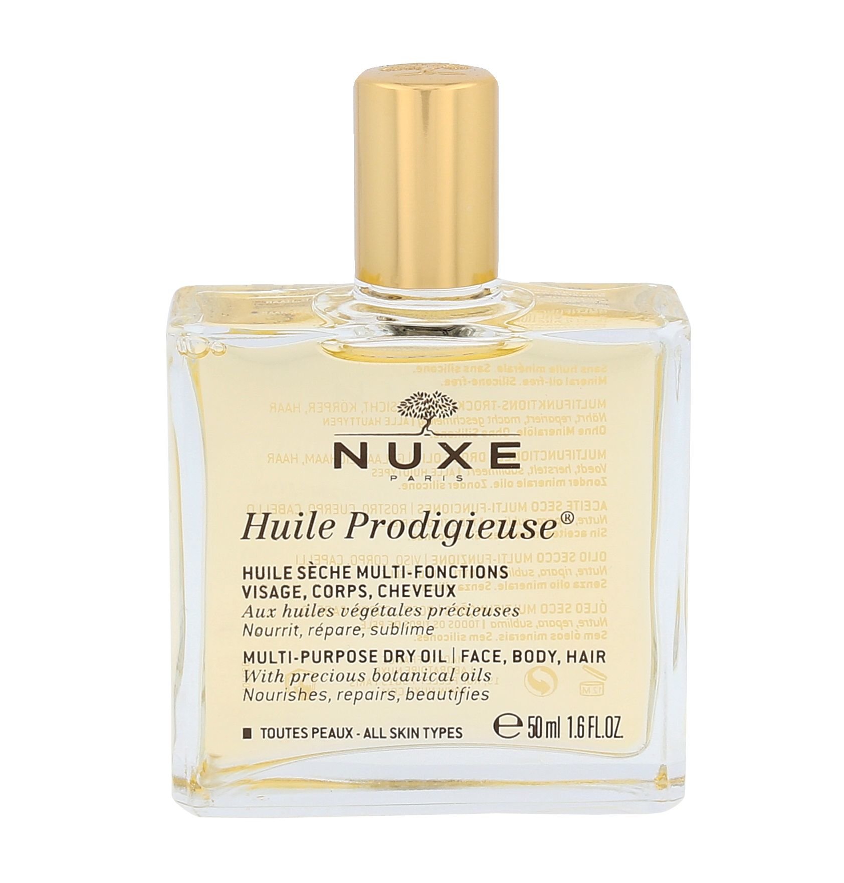 Nuxe Huile Prodigieuse Multi Purpose Dry Oil Face, Body, Hair 50ml kūno aliejus (Pažeista pakuotė)