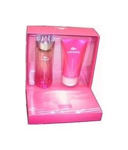 Lacoste Touch of Pink 90ml Edt 90ml + 150ml Body lotion Kvepalai Moterims EDT Rinkinys (Pažeista pakuotė)