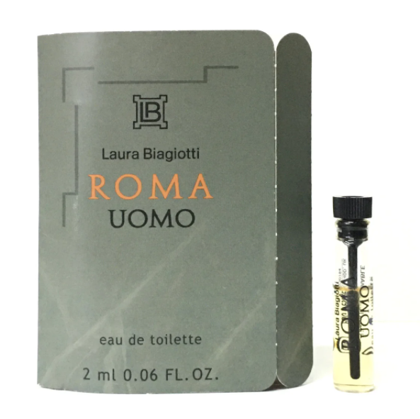 Laura Biagiotti Roma Uomo 1.5 ml kvepalų mėginukas Vyrams EDT