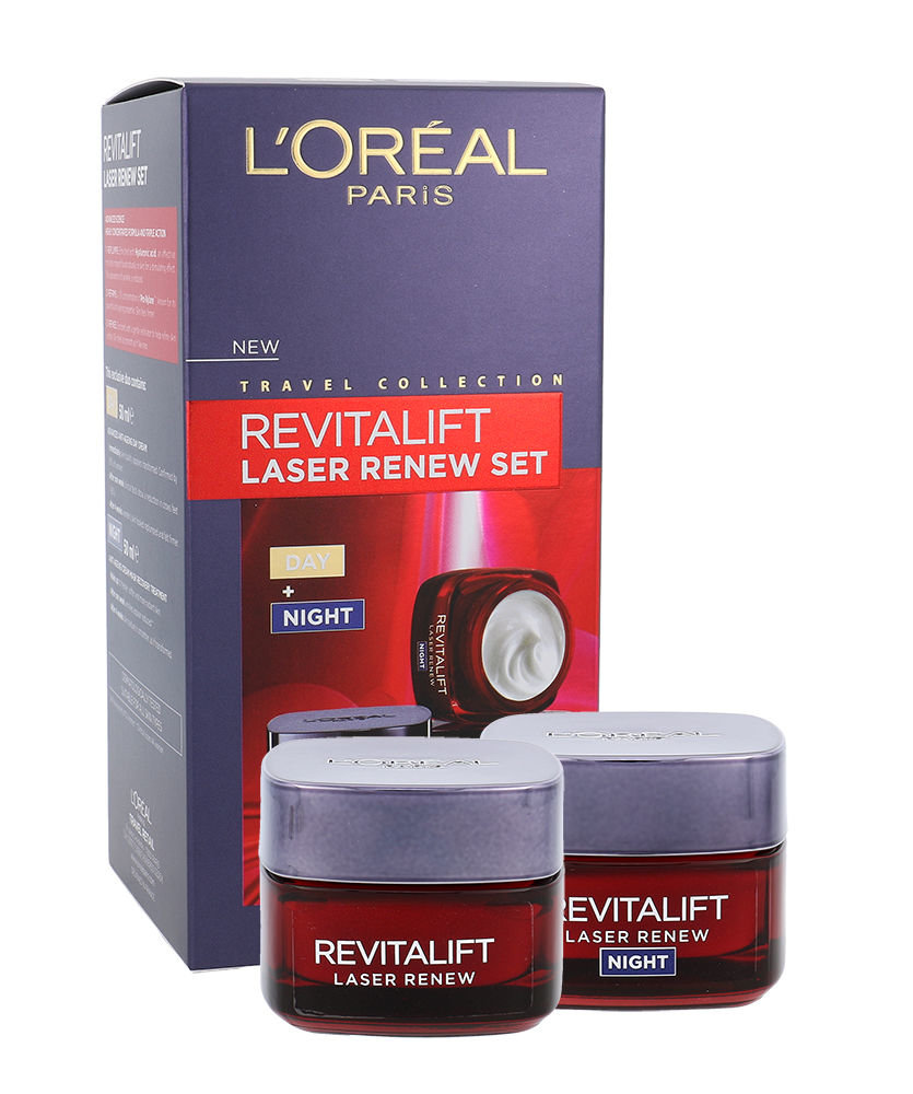 L´Oréal Paris Revitalift Laser Renew 50ml Daily skin care 50 ml + Night skin care 50 ml dieninis kremas Rinkinys
