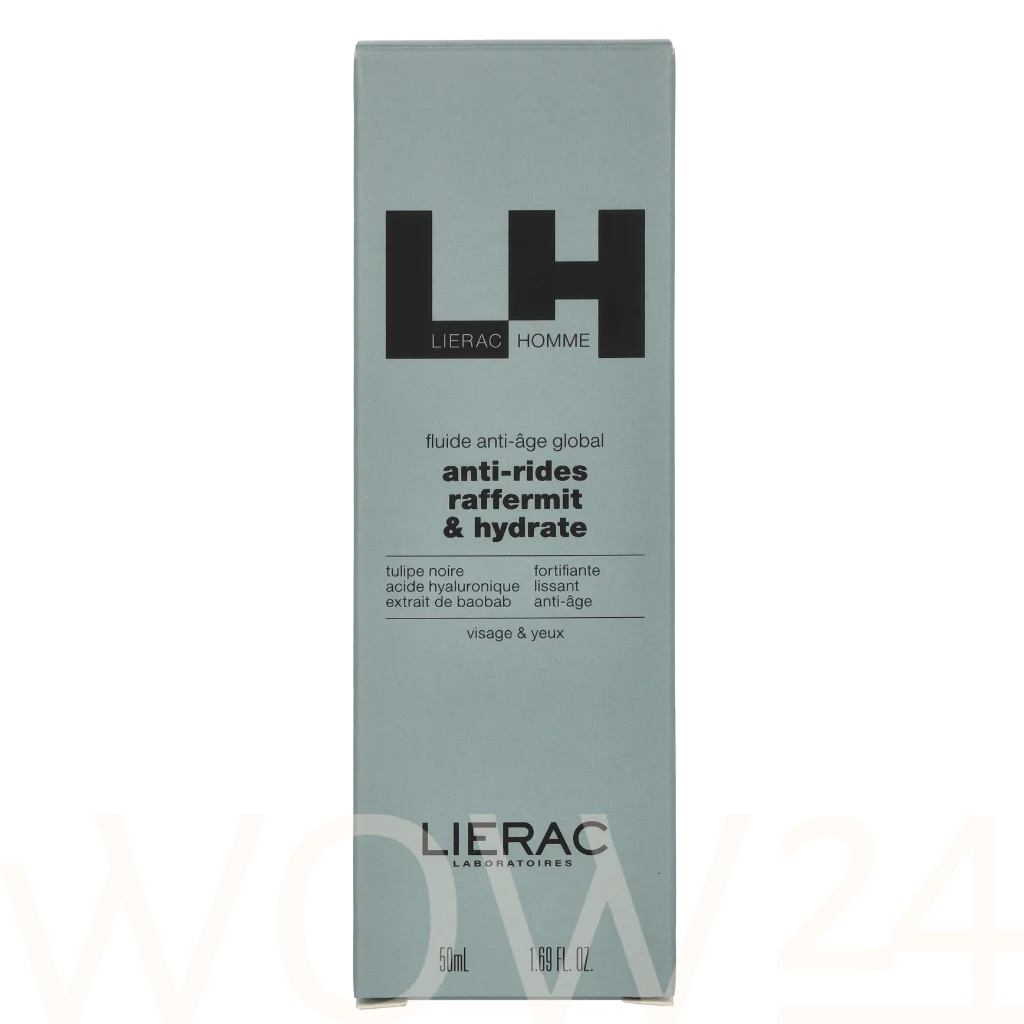  Lierac Homme Anti-Ageing Fluid 50 ml natūrali veido odos priežiūros priemonė