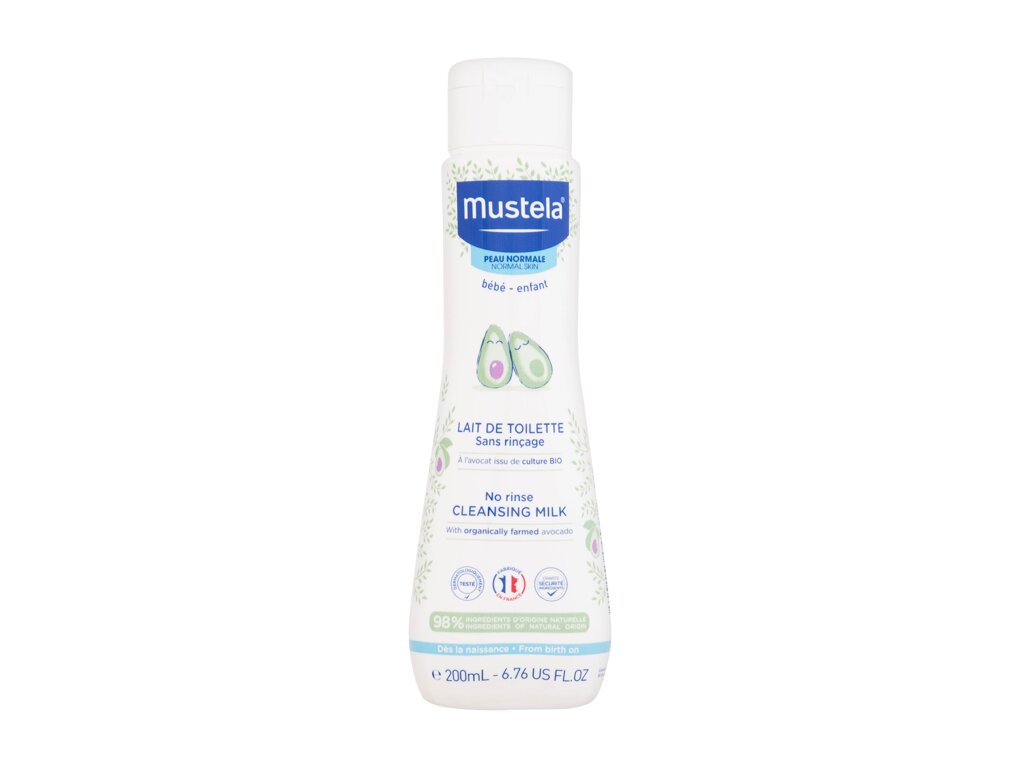 Mustela B&eacute;b&eacute; No Rinse Cleansing Milk 200ml kūno losjonas