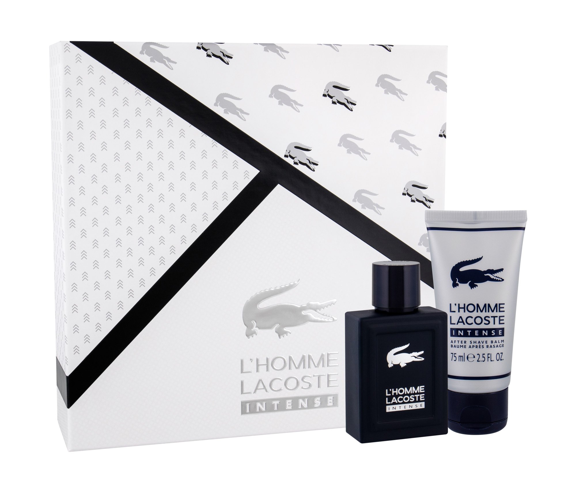 Lacoste L´Homme Lacoste Intense 50ml Edt 50 ml + After Shave Balm 75 ml Kvepalai Vyrams EDT Rinkinys