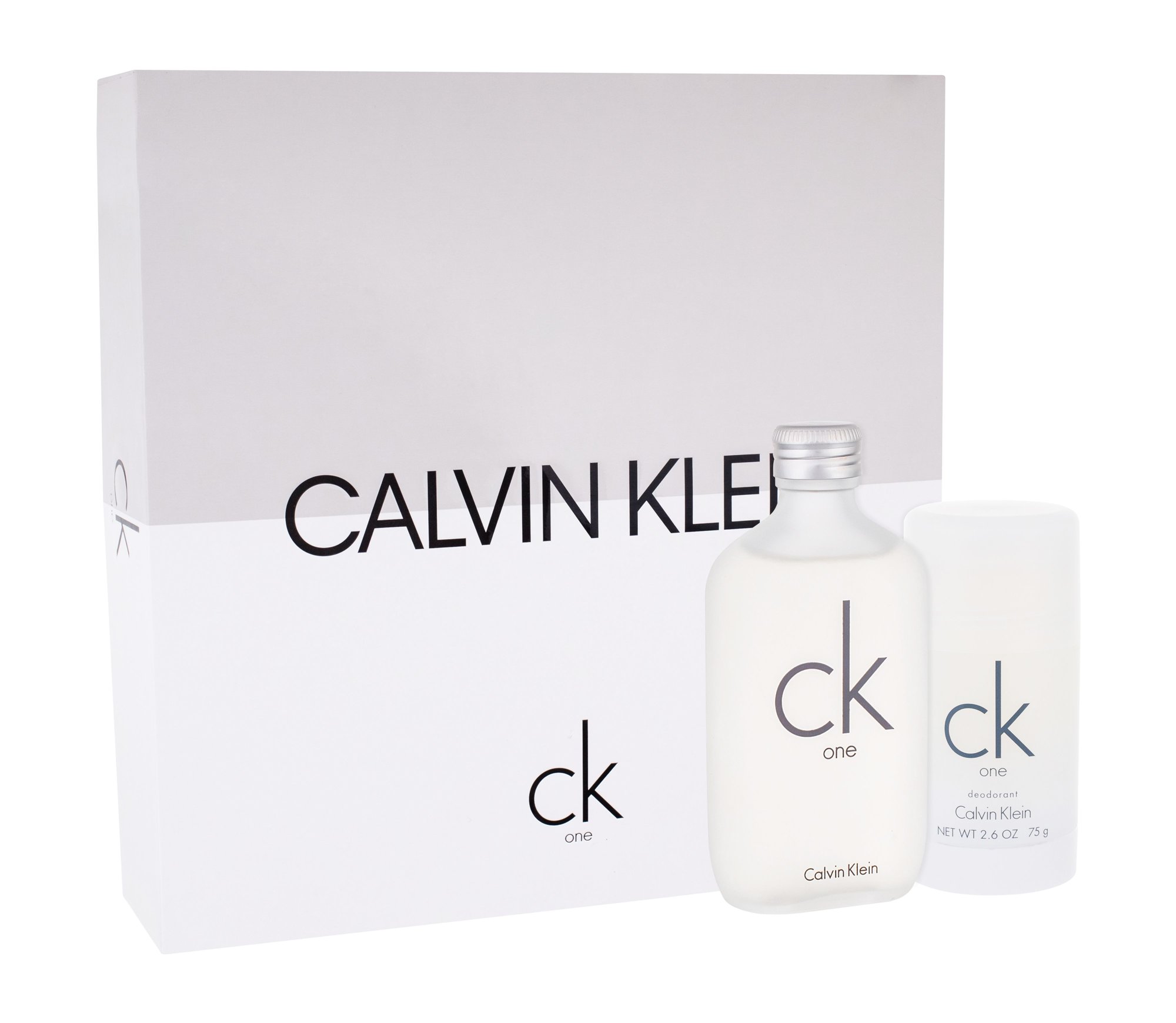 Calvin Klein CK One Eau De Toilette 100 ml Edt 100ml + 75ml deo stick Set