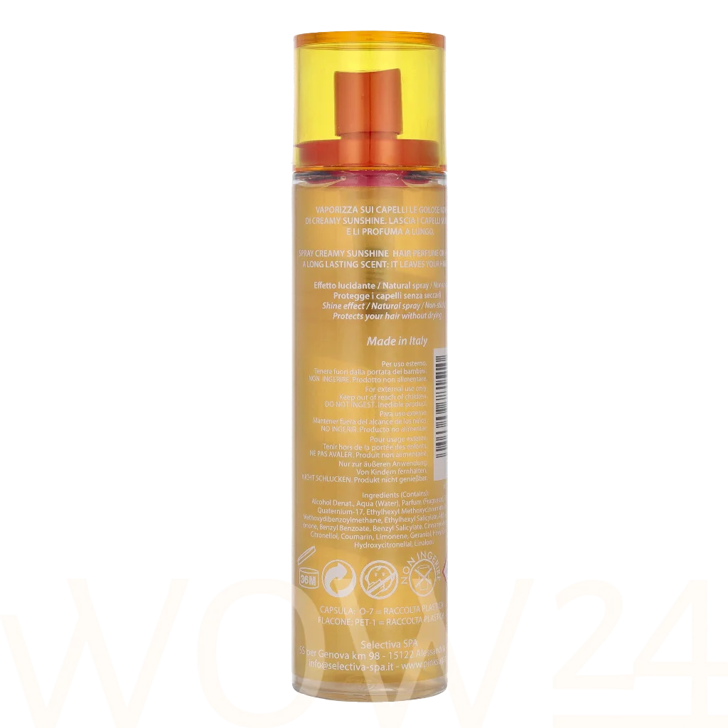 Aquolina Aquolina Pink Sugar Creamy Sunshine Hair Perfume 100 ml natūrali veido odos priežiūros priemonė