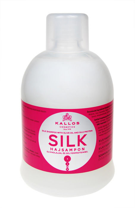 Kallos Cosmetics Silk 1000ml šampūnas (Pažeista pakuotė)