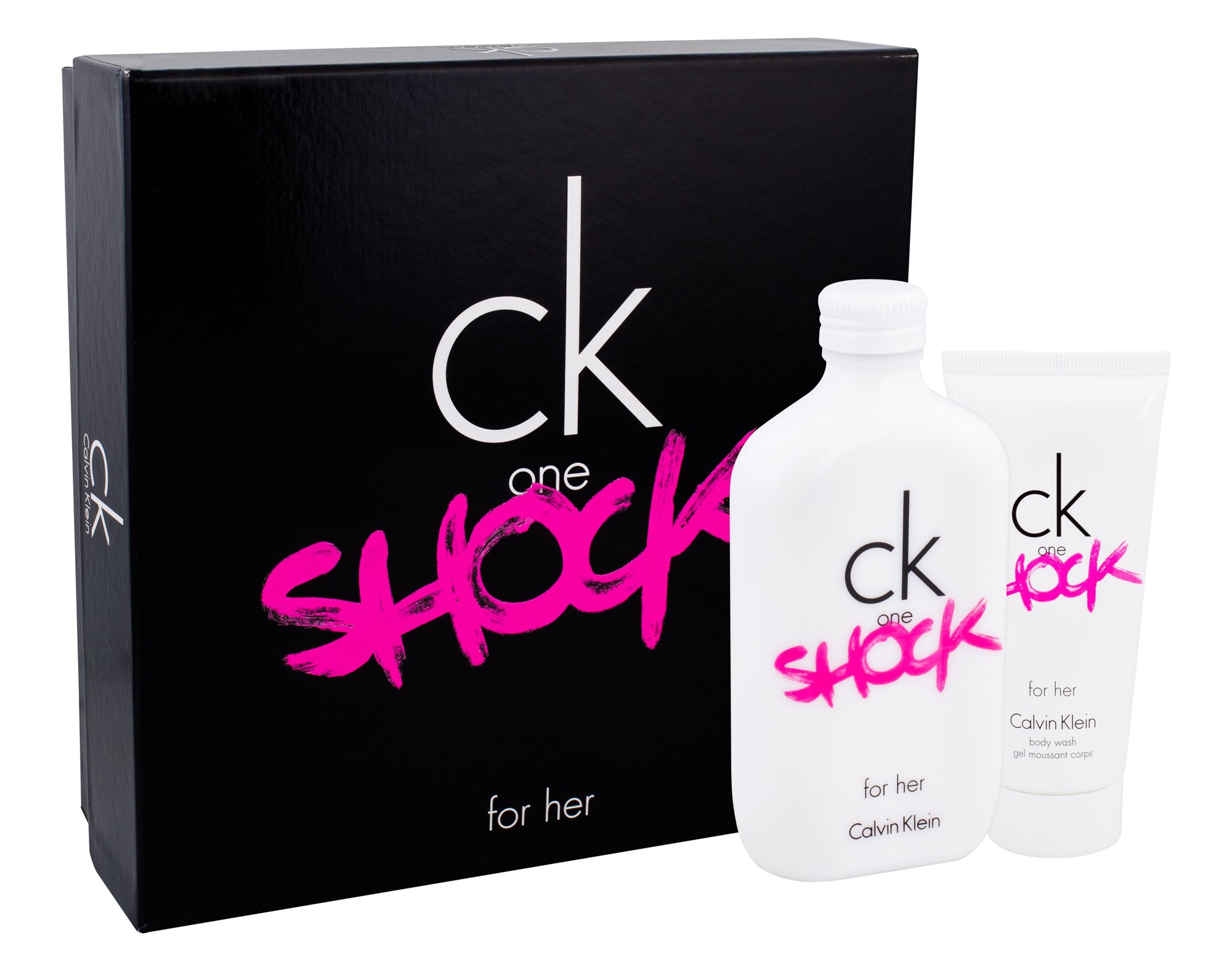 Calvin Klein One Shock For Her 200ml Edt 200 ml + Shower Gel 100 ml Kvepalai Moterims EDT Rinkinys