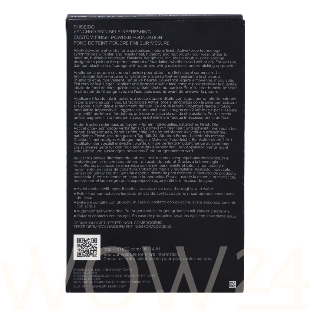 Shiseido Shiseido Synchro Skin Self-Refreshing Custom Finish Powder 9 g sausa pudra