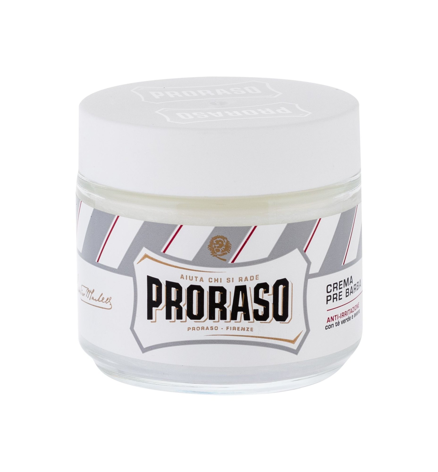 PRORASO White Pre-Shaving Cream priemonė prieš skutimąsi
