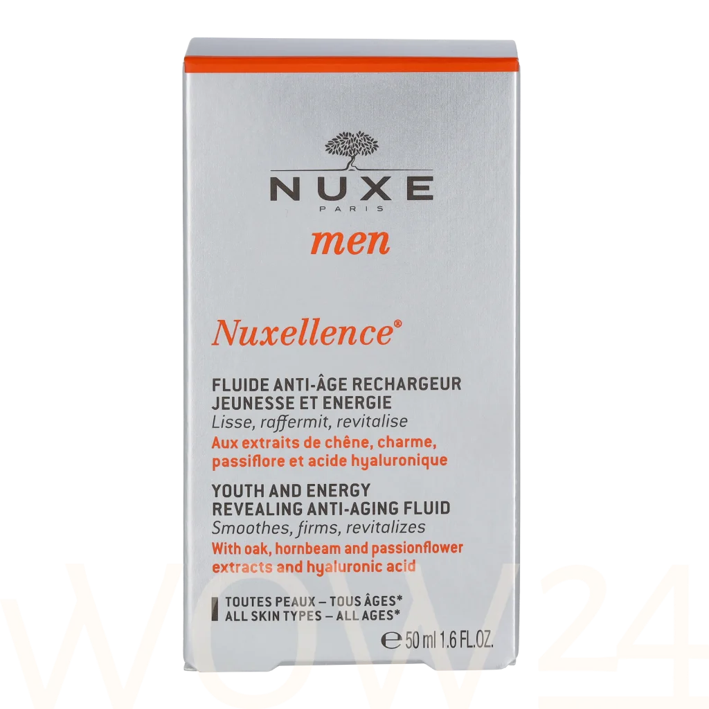 Nuxe Nuxe Men Nuxellence&nbsp;Anti-Aging Fluid natūrali veido odos priežiūros priemonė