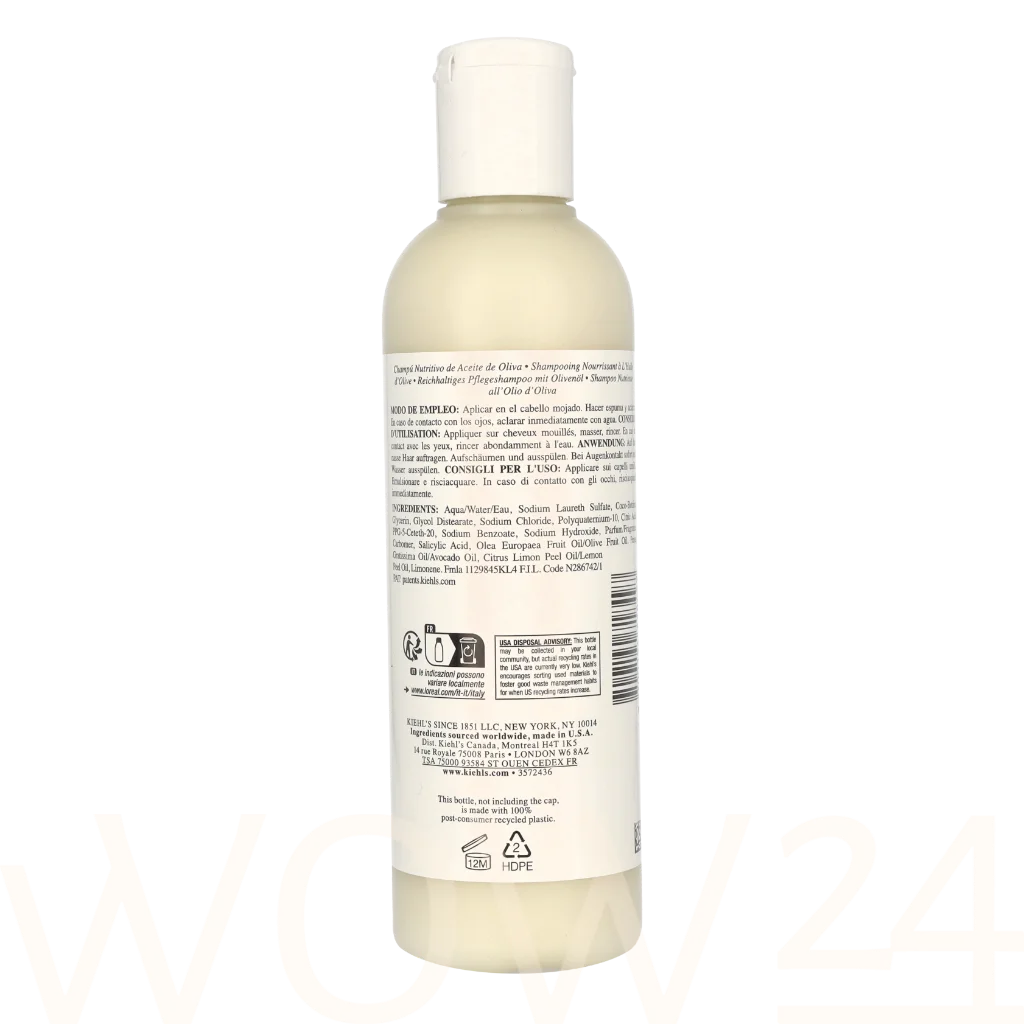 Kiehl's Kiehl's Olive Fruit Oil Nourishing Shampoo 250 ml &scaron;ampūnas