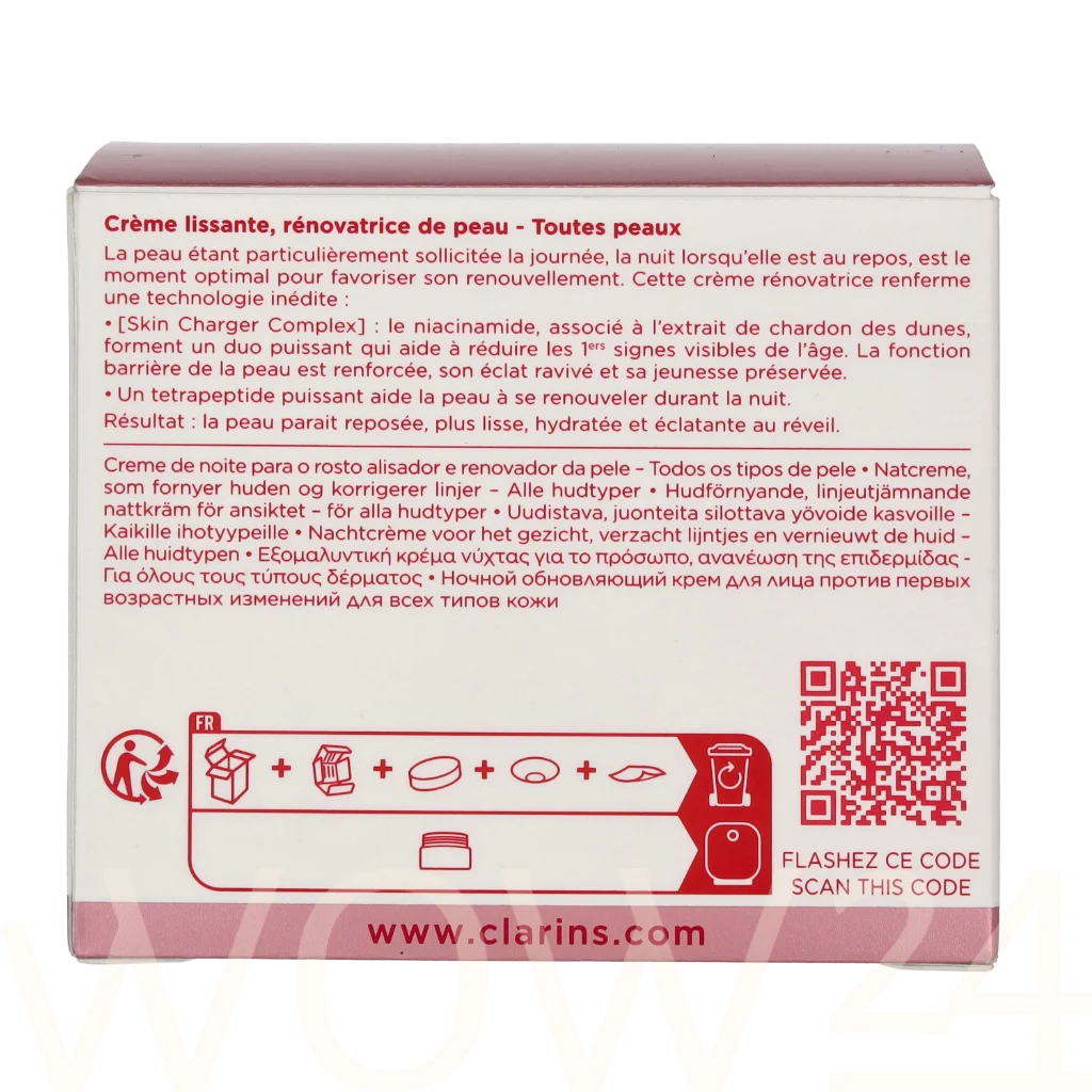 Clarins Clarins Multi-Active Nuit Night Cream 50 ml vietinės priežiūros priemonė
