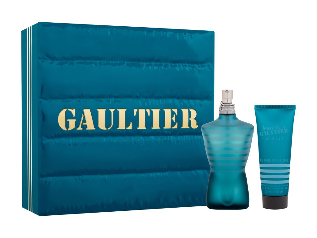 Jean Paul Gaultier Le Male 125ml Edt 125 ml + Shower Gel 75 ml Kvepalai Vyrams EDT Rinkinys (Pažeista pakuotė)