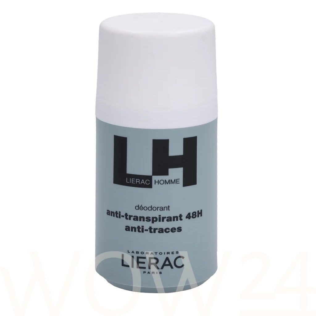 Lierac Homme Anti-Transpirant 48H Deo Roll-On 50 ml natūrali veido odos priežiūros priemonė