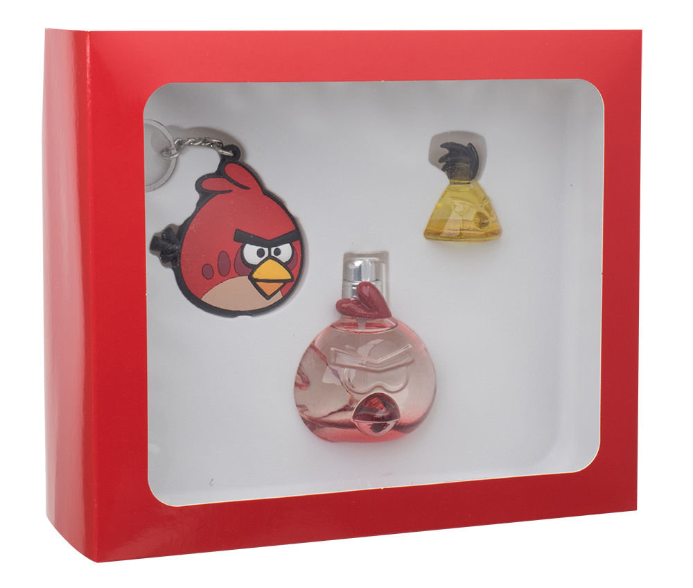 Angry Birds Angry Birds Red Bird 50ml Edp 50 ml + Edp Yellow Bird 5 ml + Key Ring Kvepalai Vaikams EDP Rinkinys