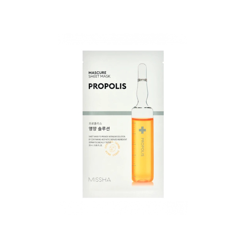 Missha Mascure Sheet Mask Propolis Veido kaukė Unisex