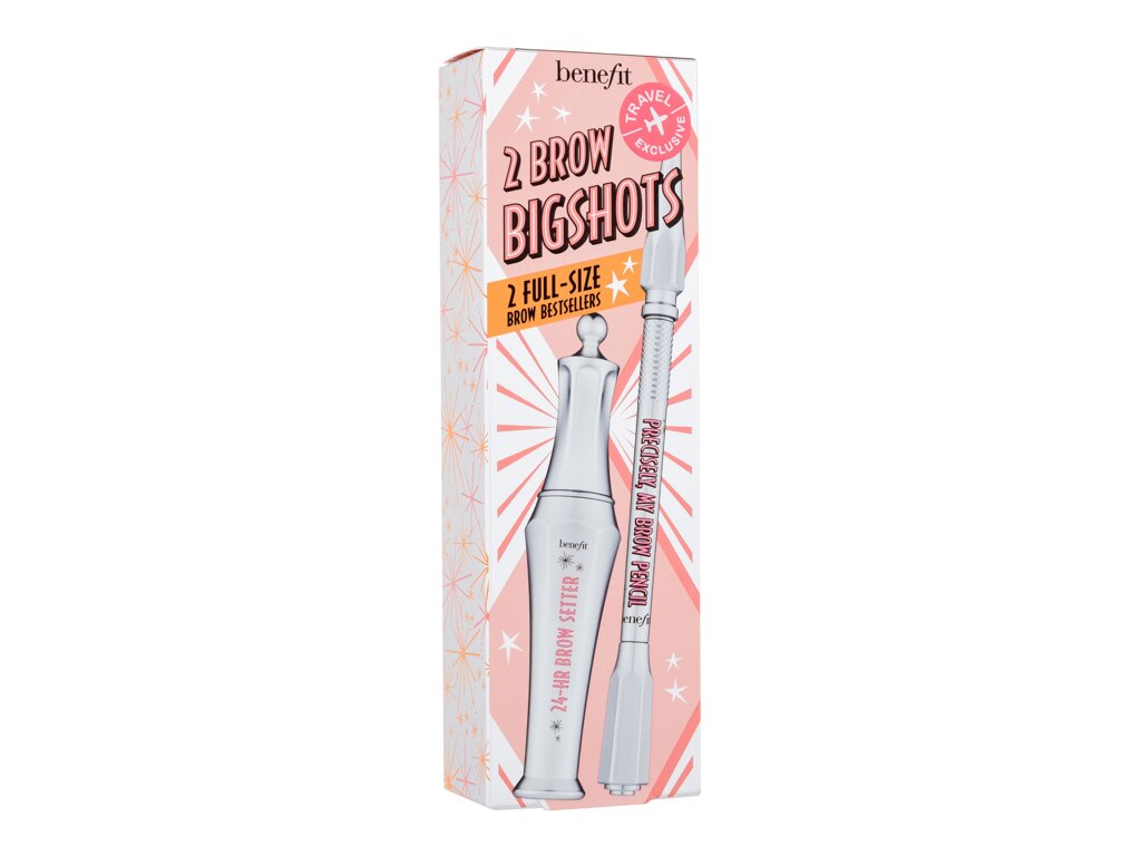 Benefit 2 Brow Bigshots Antakių gelis ir antakių pomada 7 ml Damaged box Set