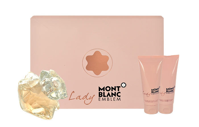 Mont Blanc Lady Emblem 75ml Edp 75ml + 100ml body lotion + 100ml shower gel Kvepalai Moterims EDP Rinkinys