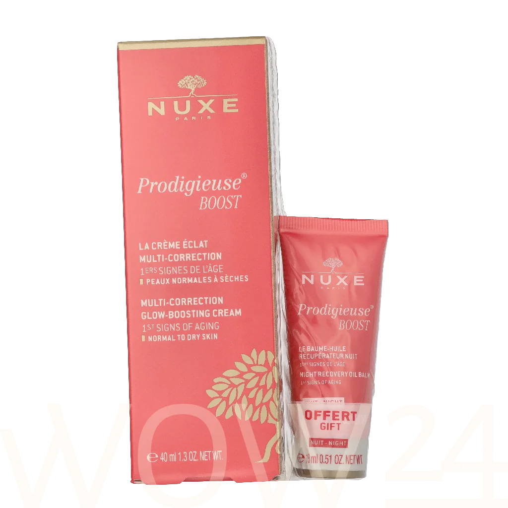 Nuxe Nuxe Prodigieuse Boost Multi-Correction Silky Cream Set Drėkinamasis veido kremas Moterims