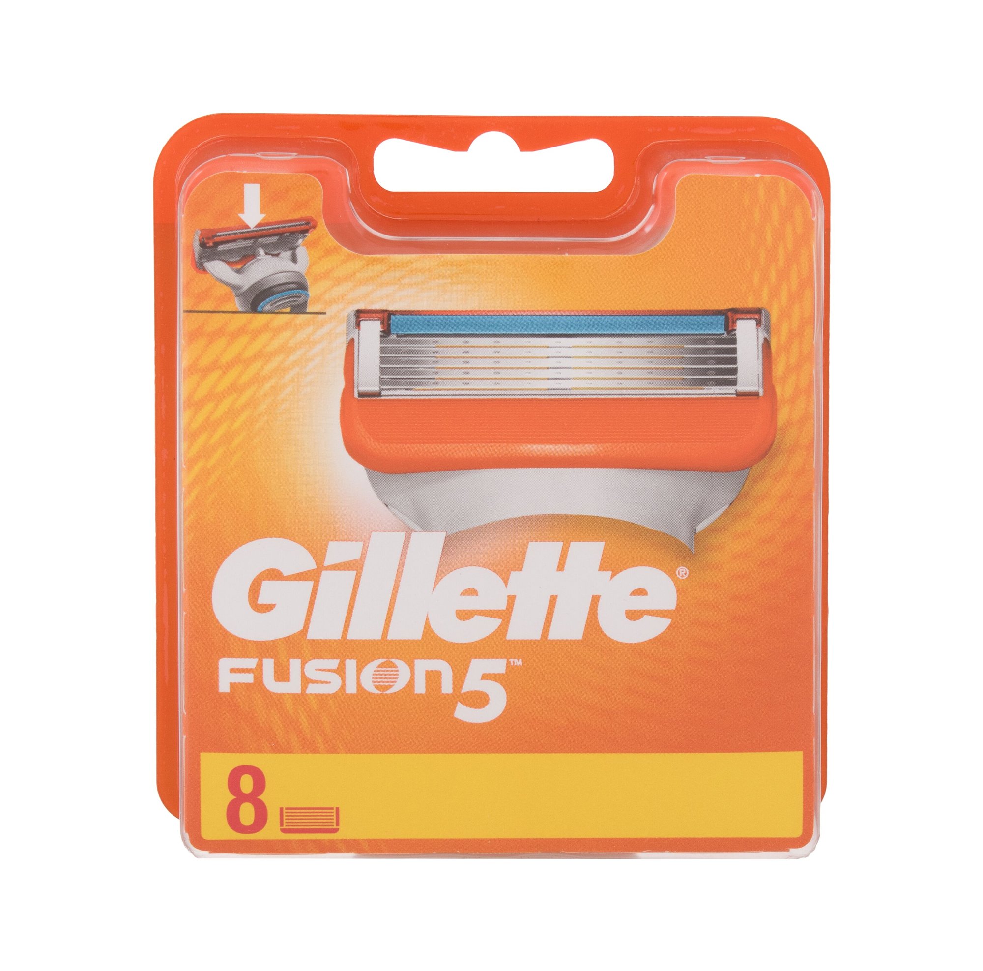Gillette Fusion 8vnt skustuvo galvutė (Pažeista pakuotė)