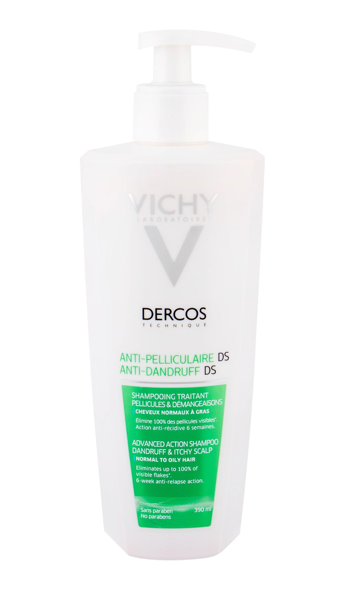 Vichy Dercos Anti-Dandruff Advanced Action 390ml šampūnas (Pažeista pakuotė)