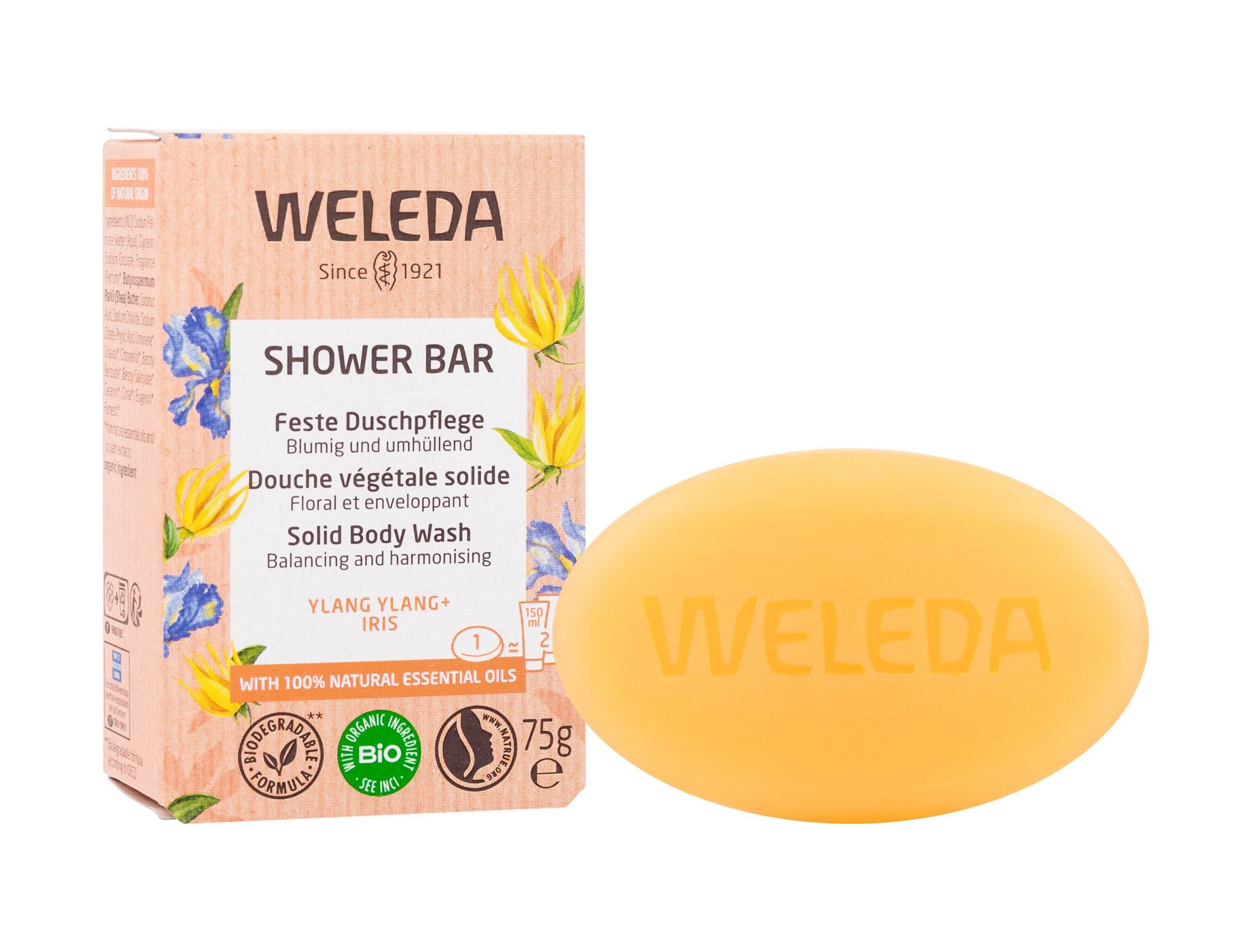 Weleda Shower Bar Ylang Ylang + Iris muilas
