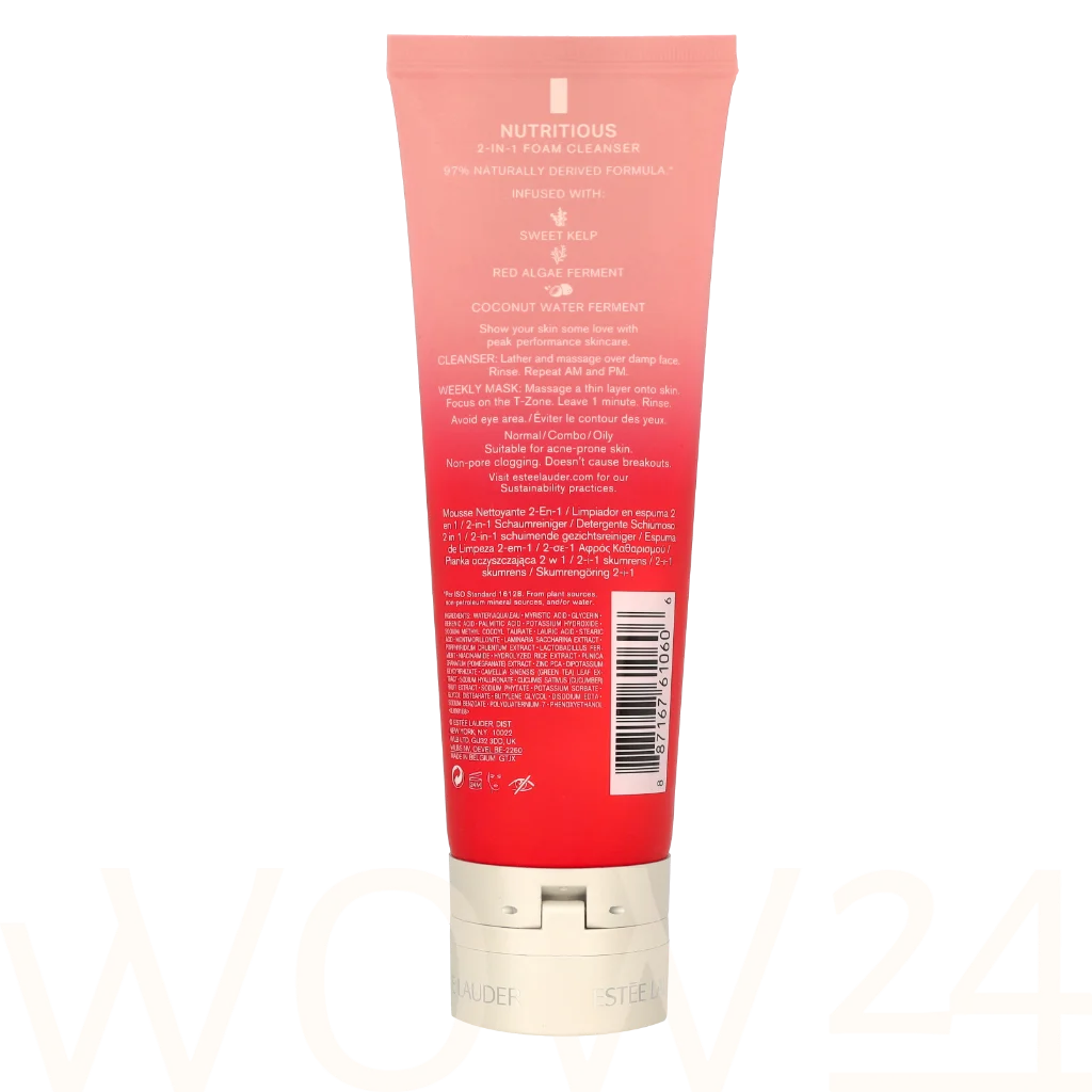 Este&eacute; Lauder E.Lauder Nutritious 2-In-1 Foam Cleanser 125 ml veido kremas