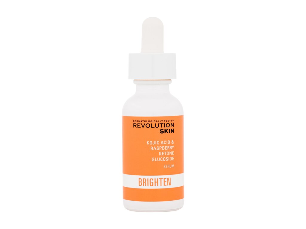 Revolution Skincare Brighten Kojic Acid & Raspberry Ketone Glucoside Serum Veido serumas