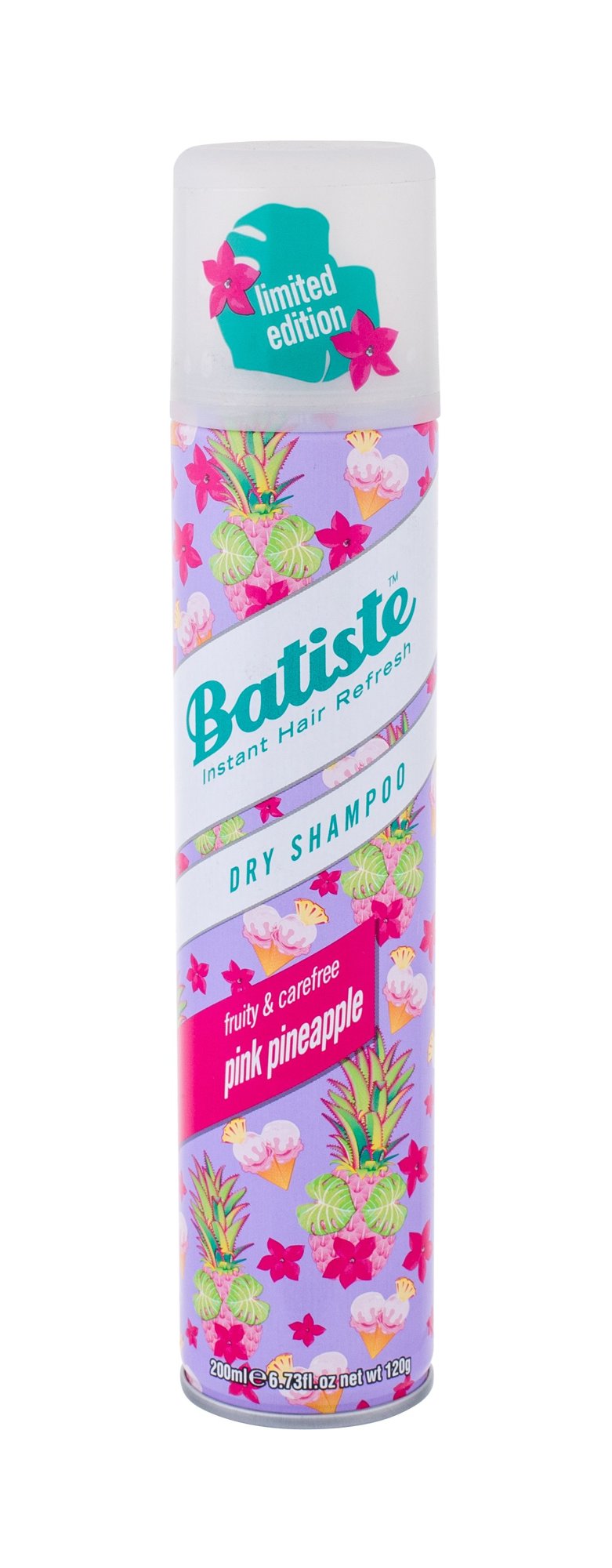 Batiste Pink Pineapple 200ml sausas šampūnas (Pažeista pakuotė)