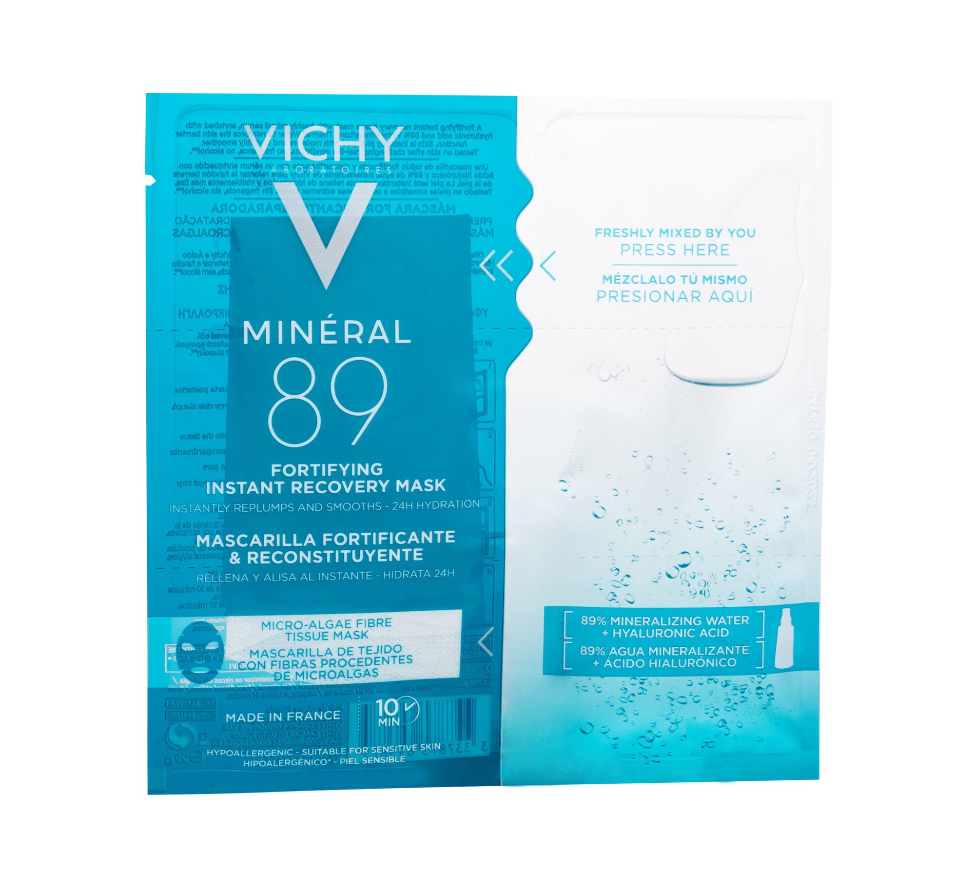 Vichy Minéral 89 Fortifying Recovery Mask Veido kaukė