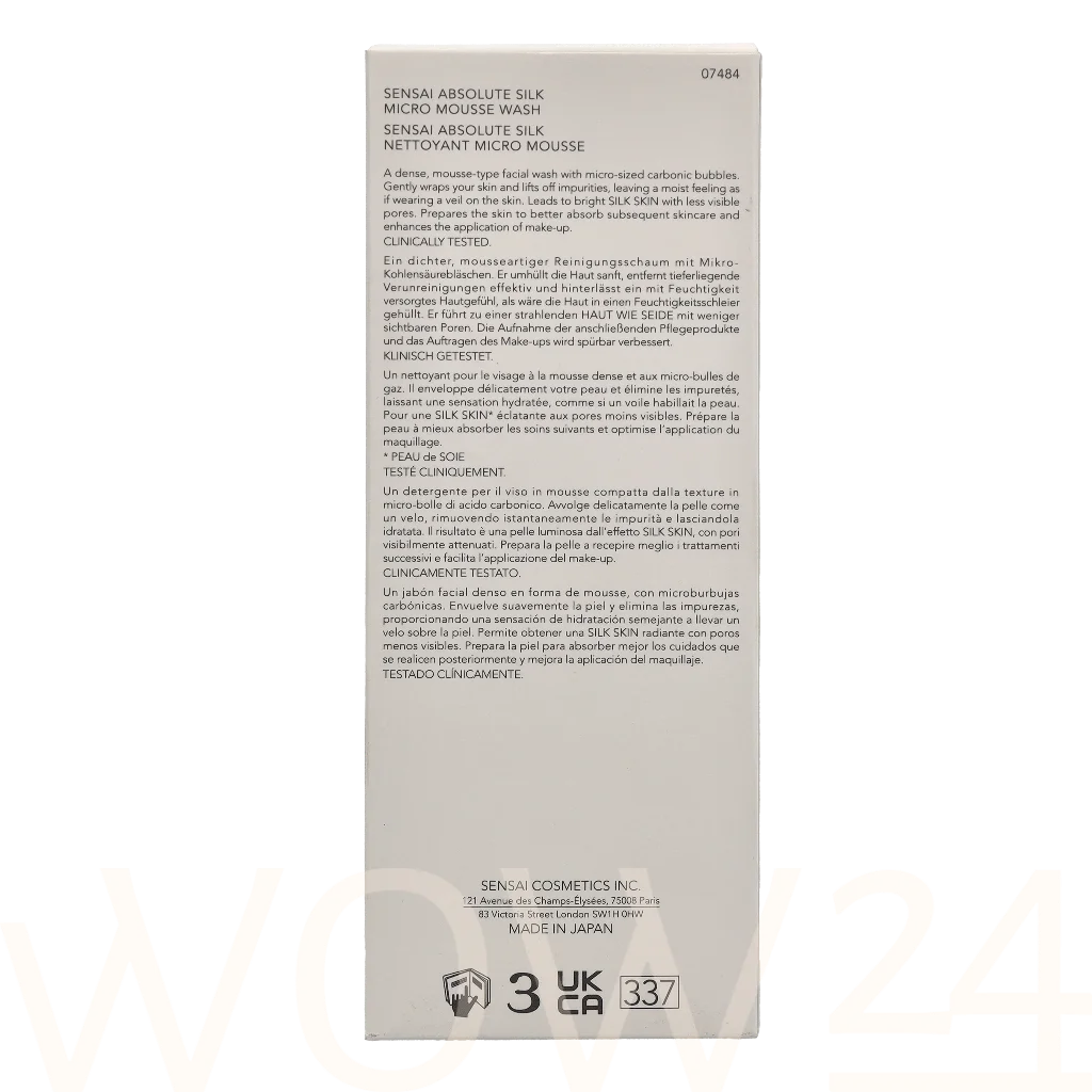 Sensai Sensai Absolute Silk Micro Mousse Wash 180 ml makiažo valiklis