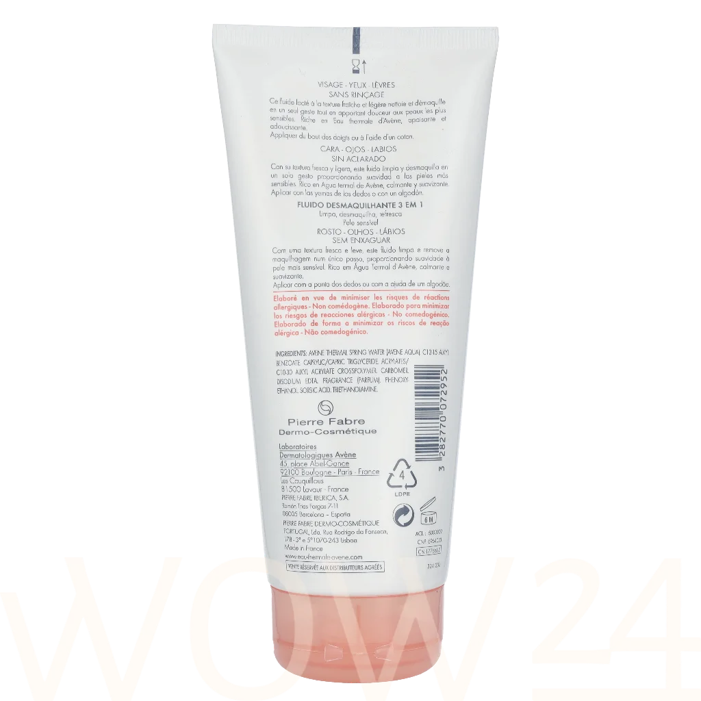 Avene Avene 3 In 1 Make-Up Remover 200 ml veido valiklis