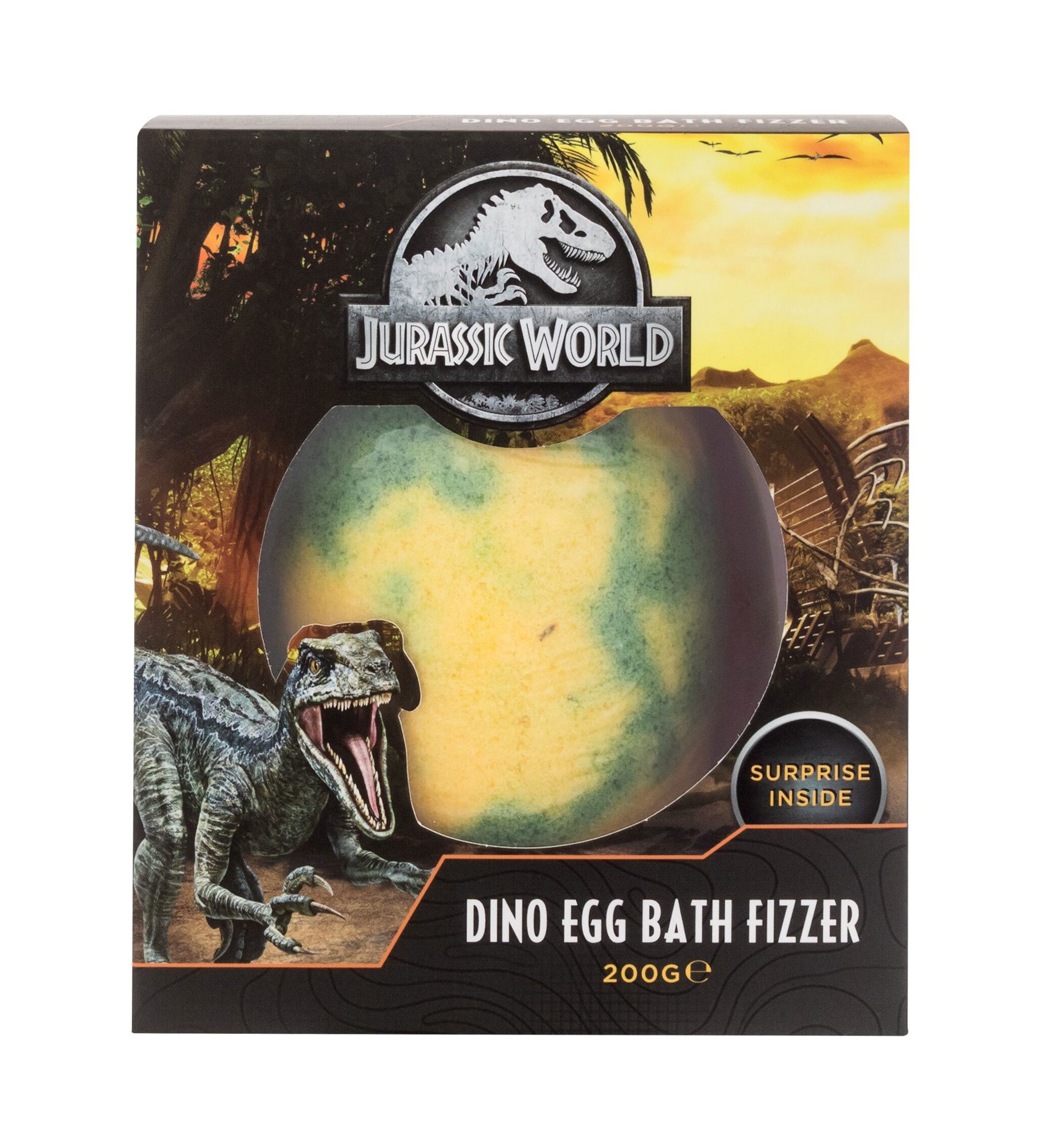 Universal Jurassic World Dino Egg Bath Fizzer 200g Vonios bomba