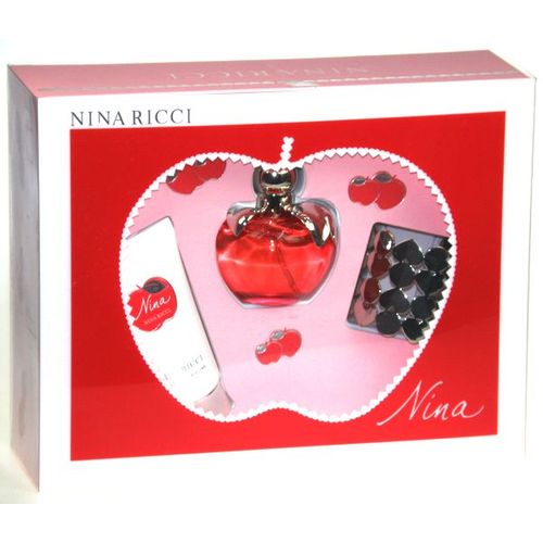 Nina Ricci Nina 50ml Edt 50ml + 50ml Body lotion  + Bracelet Kvepalai Moterims EDT Rinkinys (Pažeista pakuotė)