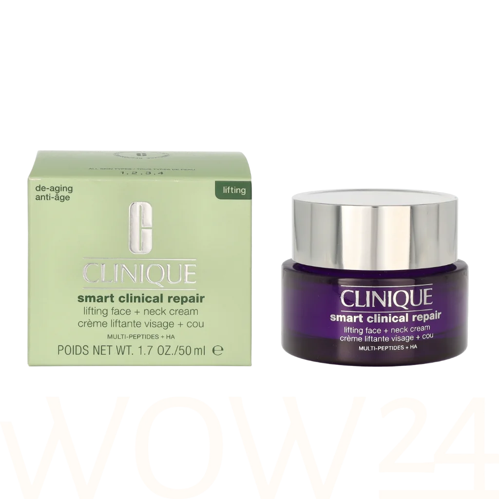 Clinique Clinique Smart Clinical Repair Lifting Face + Neck Cream 50 ml kremas kaklui/dekolte