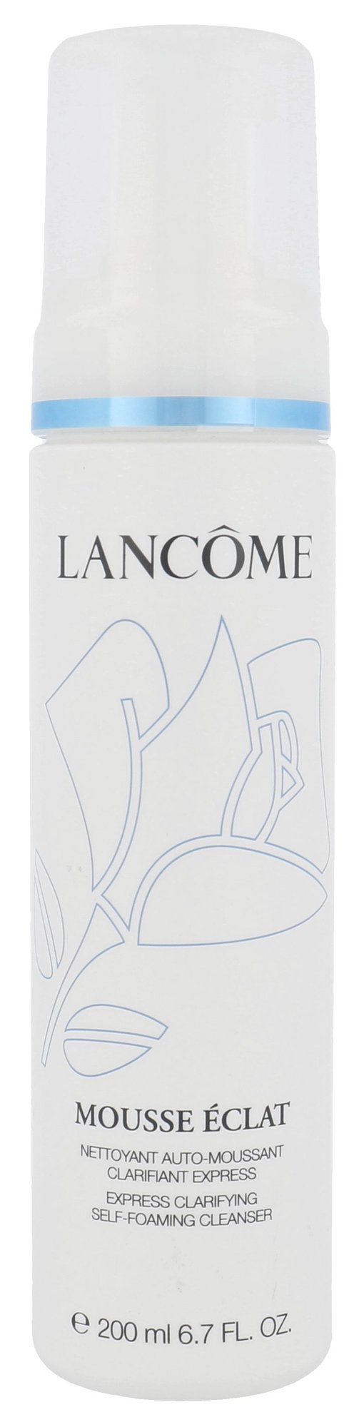 Lancome Mousse &Eacute;clat 200ml veido putos Testeris