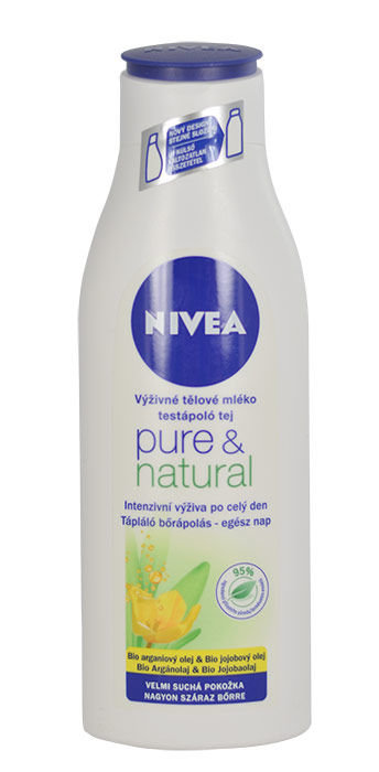 Nivea Pure & Natural 250ml kūno losjonas