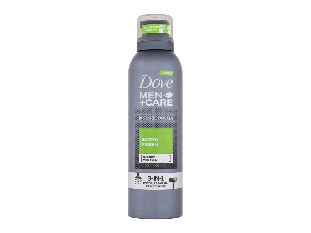 Dove Men + Care Extra Fresh 200ml dušo putos (Pažeista pakuotė)