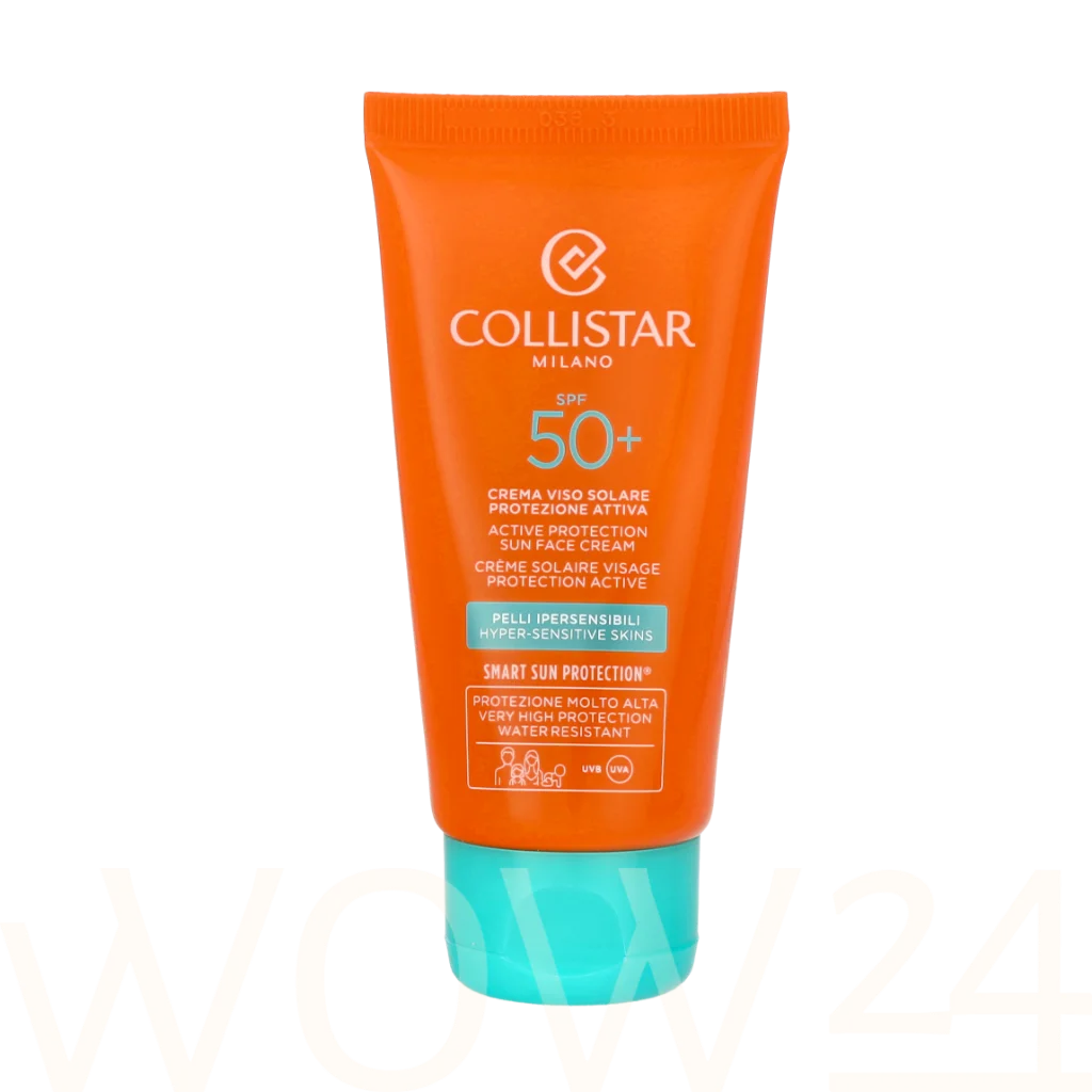 Collistar Collistar Active Protection Sun Face Cream SPF50+ 50 ml natūrali veido odos priežiūros priemonė