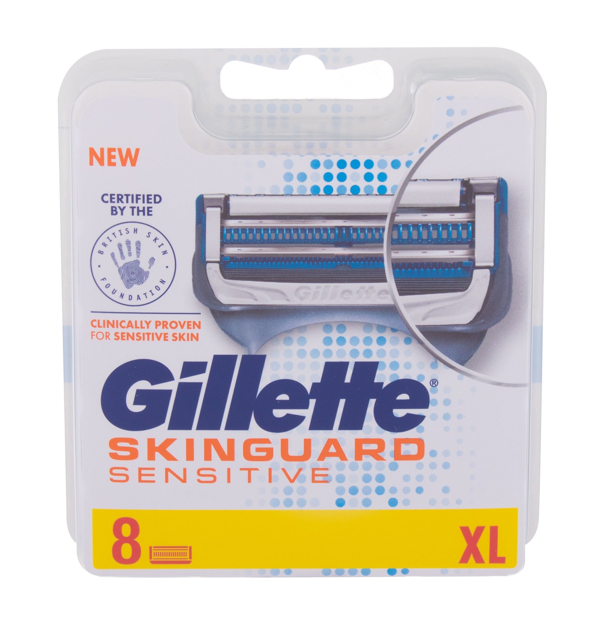 Gillette Skinguard Sensitive Sensitive 8vnt skustuvo galvutė