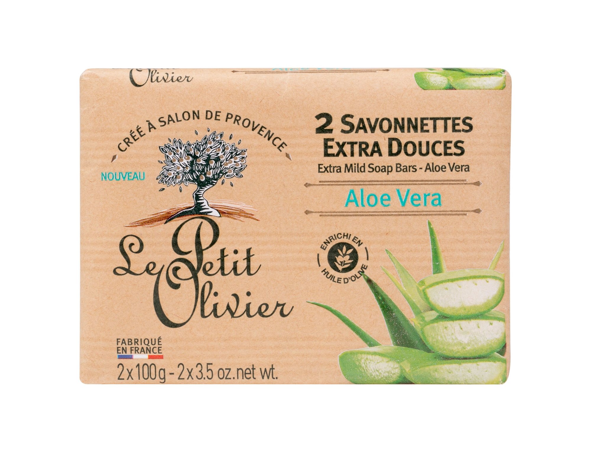 Le Petit Olivier Aloe Vera Extra Mild Soap muilas