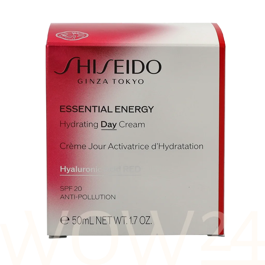 Shiseido Shiseido Essential Energy Hydrating Day Cream SPF20 natūrali veido odos priežiūros priemonė